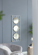 3 Mirror Piece Wall Mirror InRectangular Frame, Home Wall Decor For Bedroom Living Room by Unique Piece Furniture