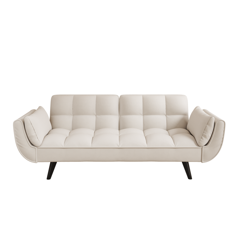 Walker Edison | Velvet Loveseat Convertible Sofa Bed