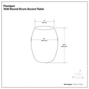 Flanigan - Hand Crafted Metal Accent Table by Unique Piece Furniture
