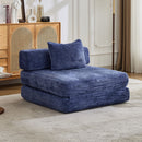 Convertible Floor Sofa Bed With Fixed Shape Frame For Living Room by HouseOfZazla