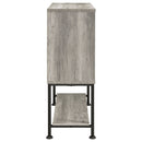 Hovander - Sliding Door Bar Cabinet - Gray by HouseOfZazla