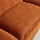 Modular L-Shaped Sectional Sofa with Ottoman, Chenille Fabric Sofa Couch, Comfy Upholstered Furniture for Living Room, Apartment, Studio, Office