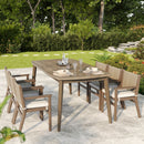 Acacia Wood Dining Table 8 Person Outdoor Table by HouseOfZazla