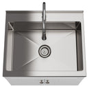 Beckham - Laundry Cabinet & Faucet And Stainless Steel Sink by HouseOfZazla