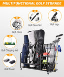 4 Golf Bag Organizer Garage Storage