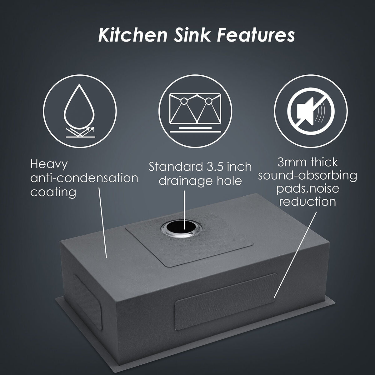 Undermount Stainless Steel Kitchen Sink, Deep Single Bowl Basin, photo 22 of 29
