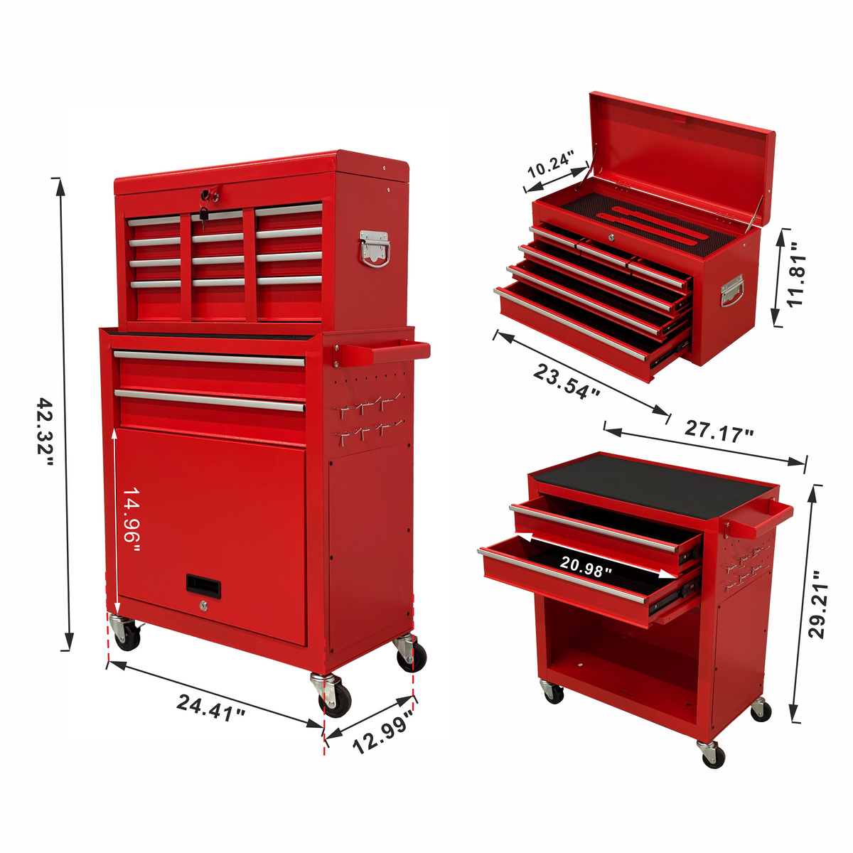 8-Drawer High-Capacity Rolling Tool Chest, photo 2 of 10