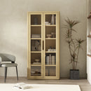 Rivington - Bookcase Cabinet With Glass Doors by HouseOfZazla