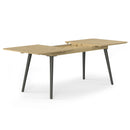 Beachside - Outdoor Extendable Dining Table - Light Teak by HouseOfZazla