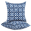 2 Pack Outdoor Throw Pillows, Waterproof & Fade-Resistant Patio Cushions (18x18 Inch) by HouseOfZazla