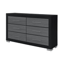 Elsa - 2 Toned And Dresser With Bar Handle And Construction by Unique Piece Furniture