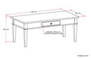 Carlton - Coffee Table - Dark Tobacco Brown by HouseOfZazla