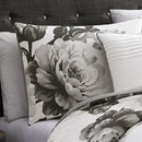 Ridgely 7 Pc Watercolor Black and White Floral Comforter Set
