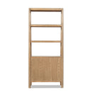 Nolan - Bookcase With Lower Cabinet - Natural by HouseOfZazla