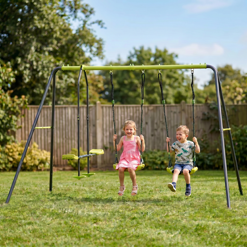 XNS081 Lime Swing Set, photo 4 of 10