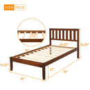 Platform Bed With Headboard, Footboard, Slat Support by HouseOfZazla