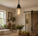 Pebble Glass Pendant Light Fixture by The Lamp Goods