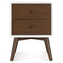 Caroline - Mid-Century Modern Style Night Stand 2 Drawer by HouseOfZazla