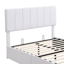 Elegant Upholstered Platform Bed With Hydraulic Storage System by HouseOfZazla