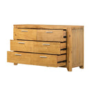 6 Drawer Dresser - Natural Wood / Brown by Unique Piece Furniture