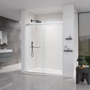 Double Sliding Frameless Soft-Close Shower Door