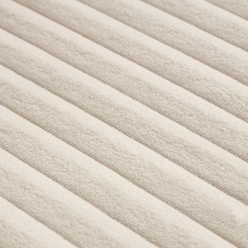 86.6Inch Corduroy 3-seater sofa With 3 back pillows, 2 toss pillows and two ottoman, Comfy Sofa- Deep Seat Couch for Living Room