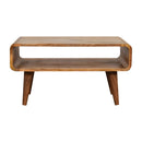 Solid Wood Open Media Unit