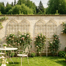 Metal Garden Rustproof Trellis For Climbing Plants Outdoor Flower Support by Unique Piece Furniture