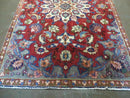 4' X 6' Antique Handmade India Floral Oriental Wool Rug Vegetable Dyes