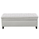 Juliana Storage Ottoman With Birch Legs by HouseOfZazla