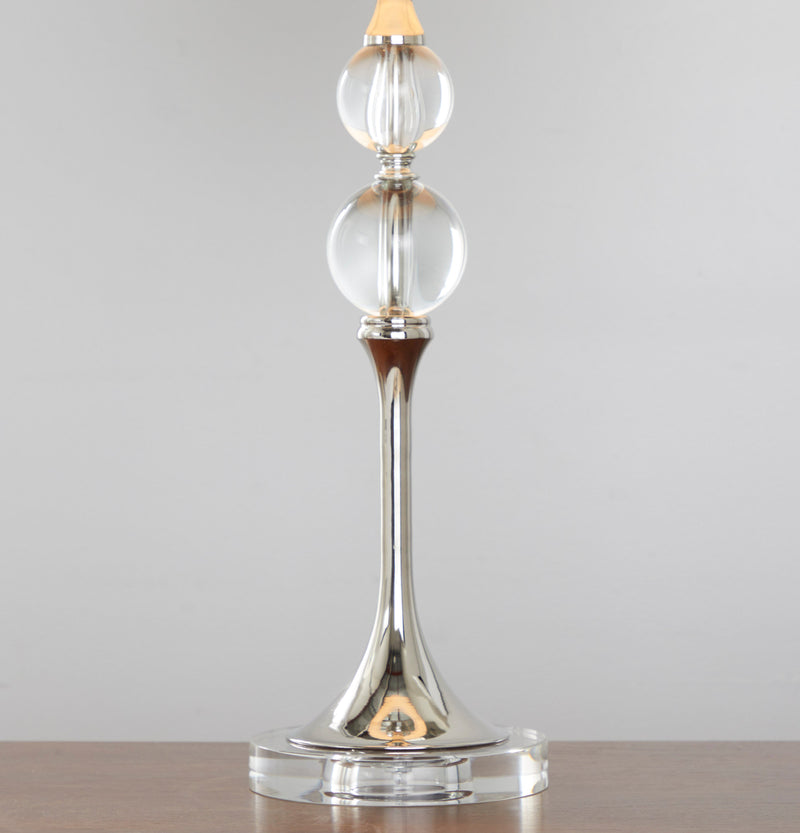 26" Contemporary Crystal Table Lamp, photo 7 of 8