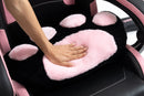 Cute Cat Gaming Chair with Paw Lumbar Cushion