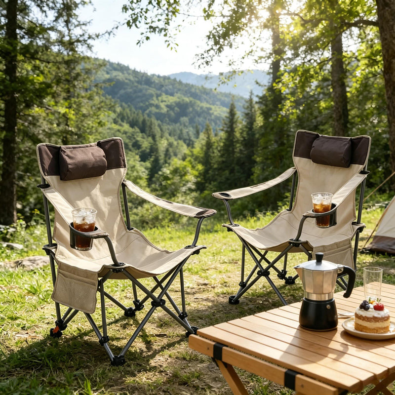 2PCS Outdoor Camping Chairs, photo 5 of 10