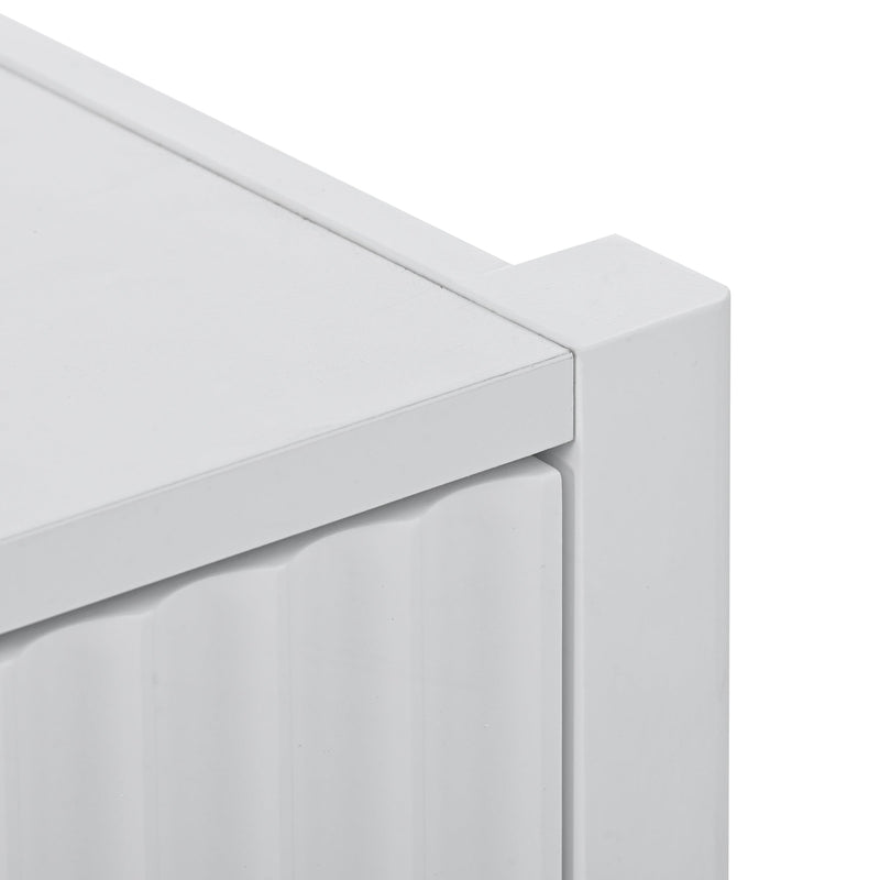 Accent Storage Cabinet Sideboard Wooden Cabinet with Metal Handles for Hallway, Entryway, Living Room, Bedroom