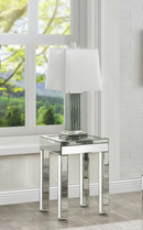 Noralie Mirrored & Faux Diamonds End Table by HouseOfZazla