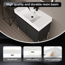 Freestanding Bathroom Vanity With Resin Sink And Storage Cabinet by HouseOfZazla