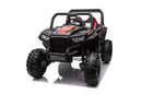 12V7A*2 30W*4 Four-Wheel Drive Seat One Button Start, Forward And Backward, High And Low Speed, Music, Front Light, Power Display, Two Doors Can Open, 2.4G R / C, Seat Belt Four Wheel Absorber by HouseOfZazla