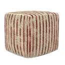 Zoey - Handcrafted Woven Cube Pouf by Unique Piece Furniture