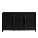 TV Stand For TVs Up To 65", Modern Entertainment Center Media Console Cabinet With 2 Spacious Storage Space, Solid Wood Legs For Living Room by HouseOfZazla
