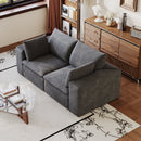 71" Cloud Sofa in Corduroy Fabric