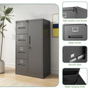 Storage Vertical Filing Cabinet With Lock by HouseOfZazla