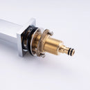 8 inch Widespread Bathroom Faucet Matte Black Bathroom Faucets for Sink 3 Hole Brass 2 Handle Lavatory Square Faucet Modern rv Bathroom Faucets