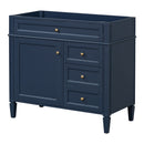 Bathroom Vanity With 2 Drawers And Tip-Out Drawer, Storage Cabinet by Unique Piece Furniture