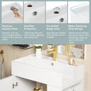Bathroom Vanity, Combo Cabinet, Bathroom Storage Cabinet, Single Ceramic Sink by Unique Piece Furniture