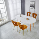 Extensible Table, Dining Table, Office Table, Coffee Table Metal Leg by HouseOfZazla