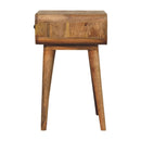 Solid Wood Avora Nightstand with 1-Drawer, Oak-ish