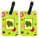 Keeshond Luggage Tag