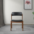 Enzo - Dining Chair (Set of 2) - Black / Brown by HouseOfZazla