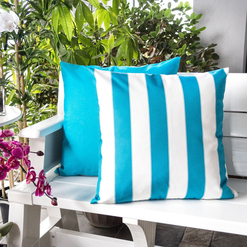 Horizon Stripe Pillow - Outdoor & Indoor Set of 2, photo 8 of 8