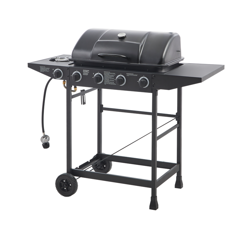 4 Burner Propane Gas BBQ Grill with Side Burner, photo 10 of 10